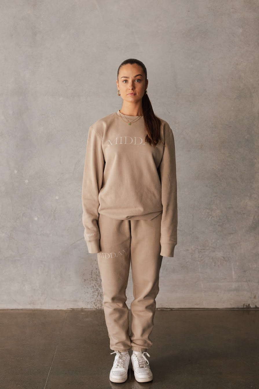 Tan Unisex Tracksuit Top